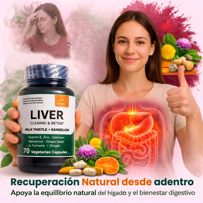 ¿Hinchado… pesado… y sin energía? Tu hígado necesita apoyo natural.