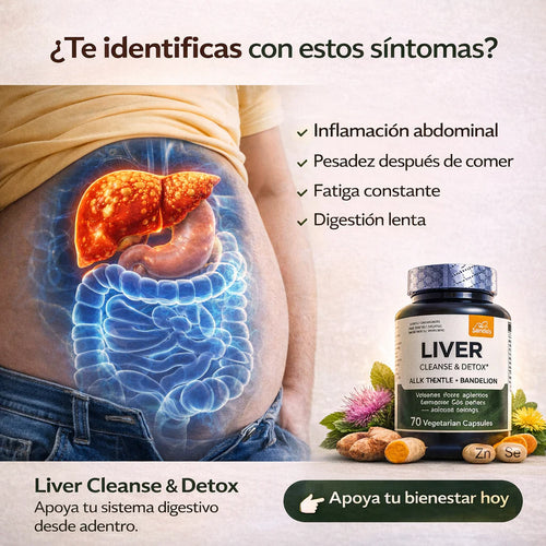 ¿Hinchado… pesado… y sin energía? Tu hígado necesita apoyo natural.