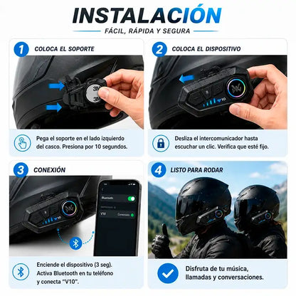 ¿Aún usas el teléfono dentro del casco?
