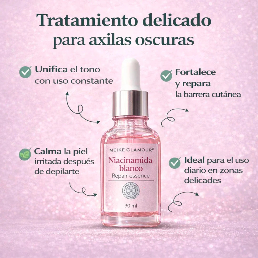 ¿Axilas oscuras después de rasurarte muchas veces?