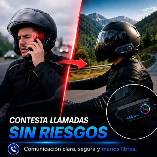 ¿Aún usas el teléfono dentro del casco?