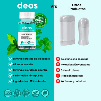 ¿Cansado(a) de tener mal aliento u oler mal al sudar?