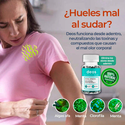 ¿Cansado(a) de tener mal aliento u oler mal al sudar?